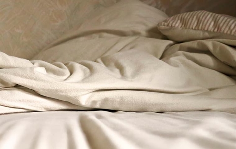bedding in a home